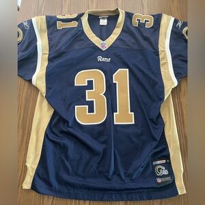 Adam Archuleta St. Louis Rams Vintage Reebok Authentic NFL Jersey Size 52 Large